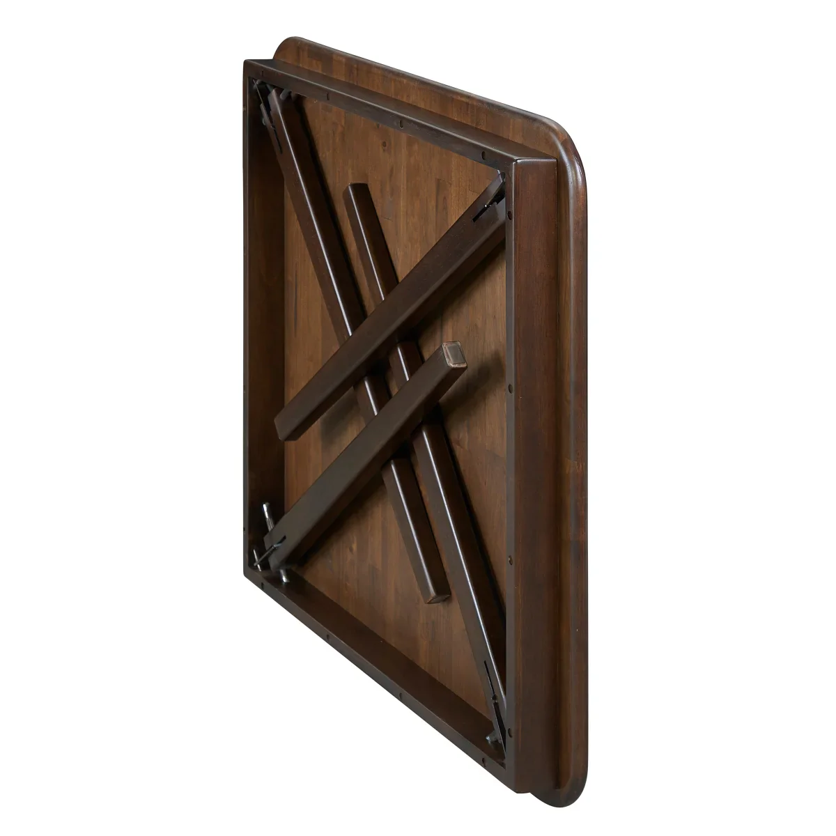 NEW - Costco - Stakmore 32 in Dark Brown Wood Folding Table - Retail $99 - Image 3