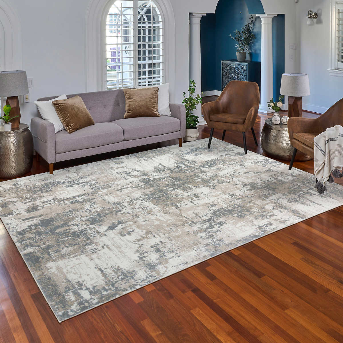 NEW - Costco - Thomasville Timeless Classic Rug Collection 7'10" x 10', Otello Gray - Retail $309 - Image 2
