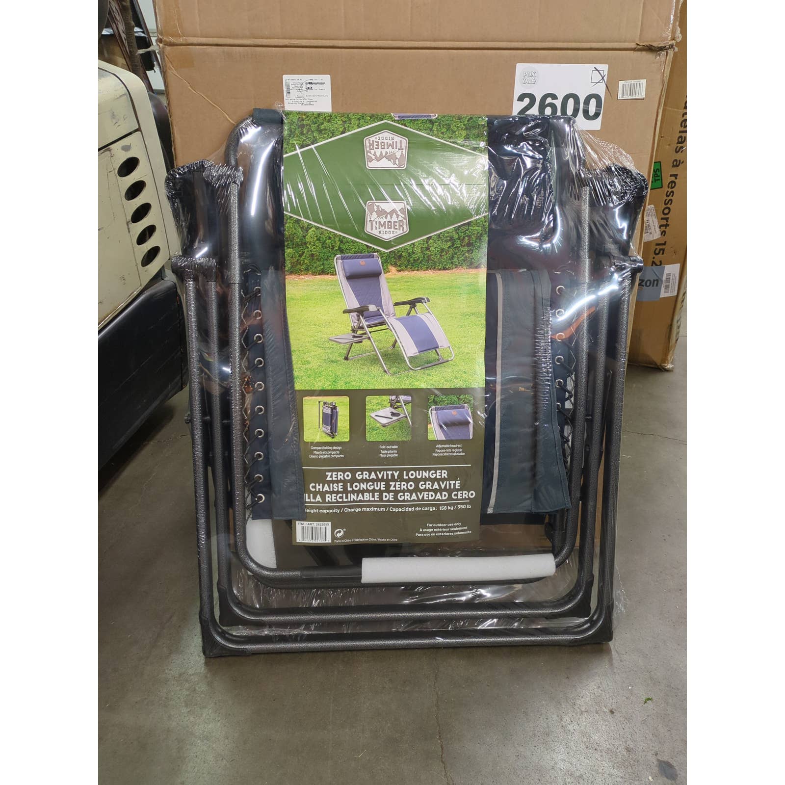 NEW - Costco - Timber Ridge Zero Gravity Lounger - Retail $99 - Image 7
