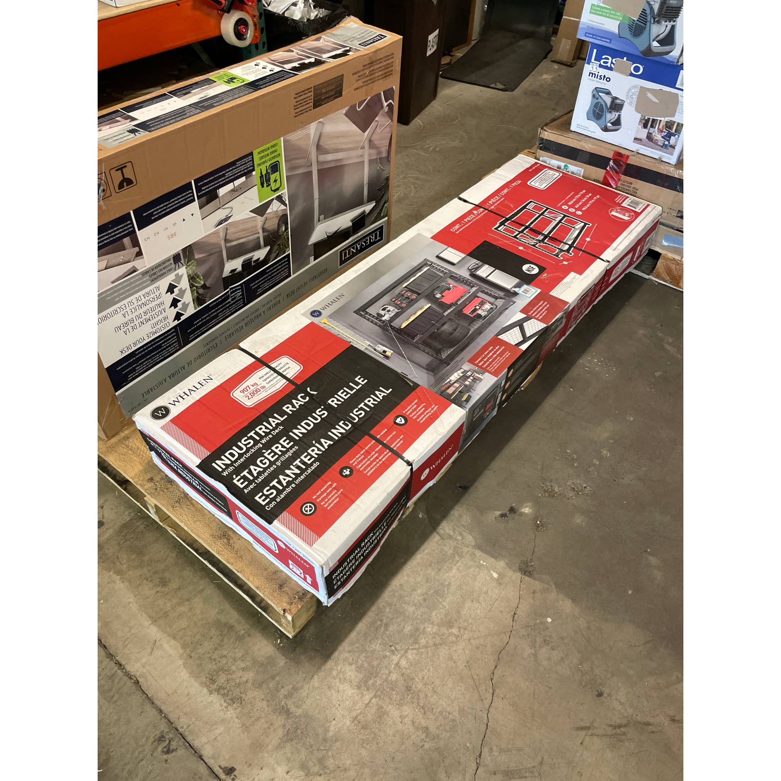 NEW - Costco - Whalen Industrial Rack, 77” x 24” x 72” - Retail $279 - Image 2
