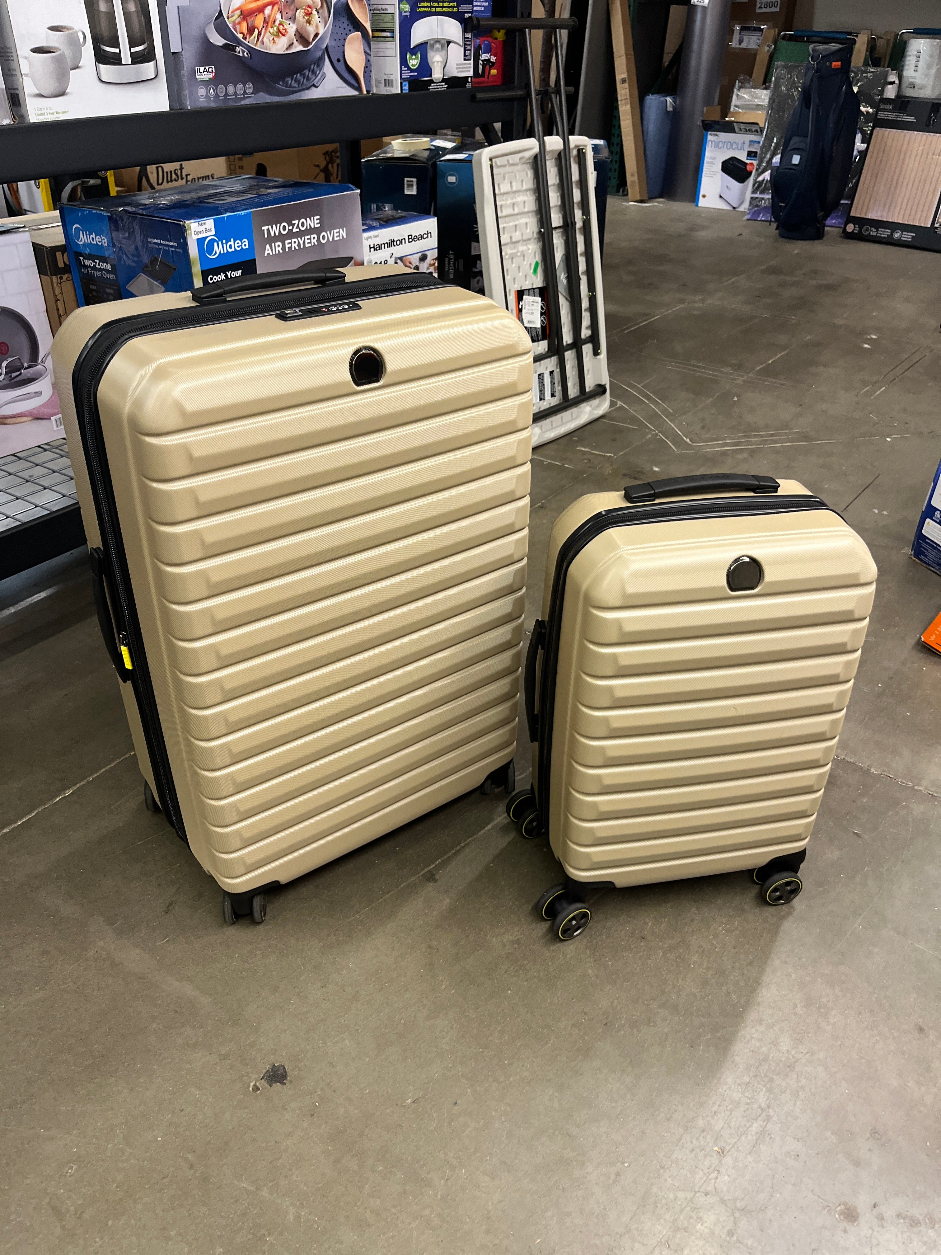 Delsey Helium Edge Tan 2-piece Hardside Set - Retail $179 - Image 2