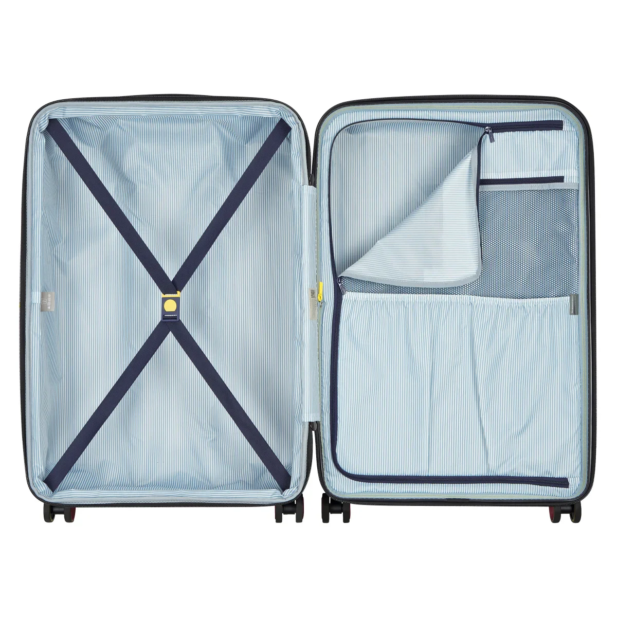 NEW - Delsey Paris Accelerate Red 2-piece Hardside Luggage Set - Image 2