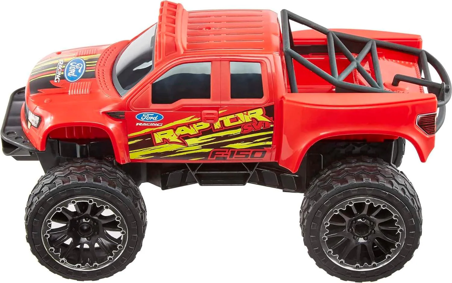 NEW - Hot Wheels RC Red Ford F-150, Full-Function Remote-Control Toy Truck, Large Wheels & High-Performance Engine, 2.4 Ghz with Range of 65Ft - Retail $39 - Image 5