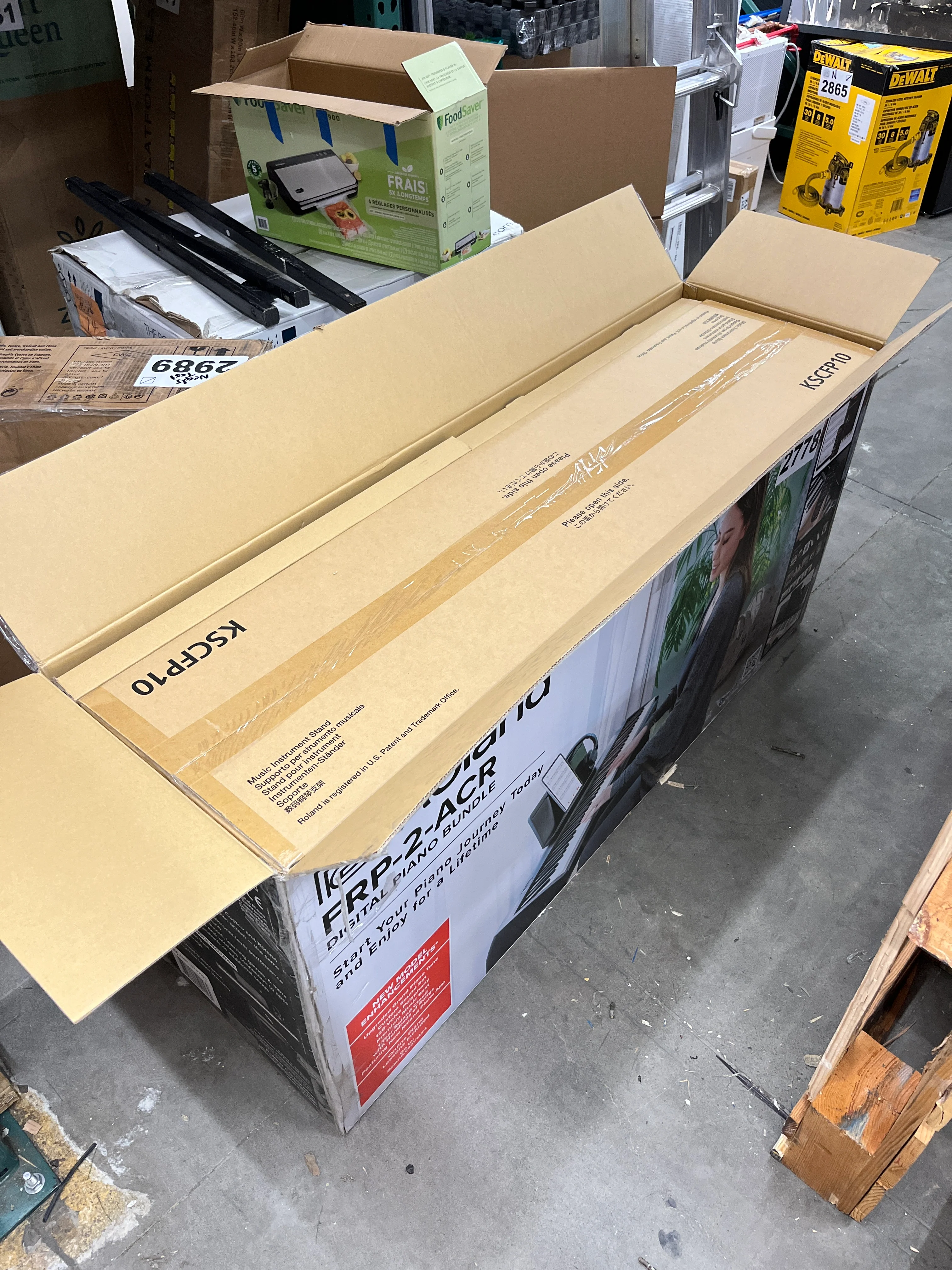 NEW in Box - Costco - Roland FRP-2-ACR Digital Piano Bundle - Retail $699 - Image 3