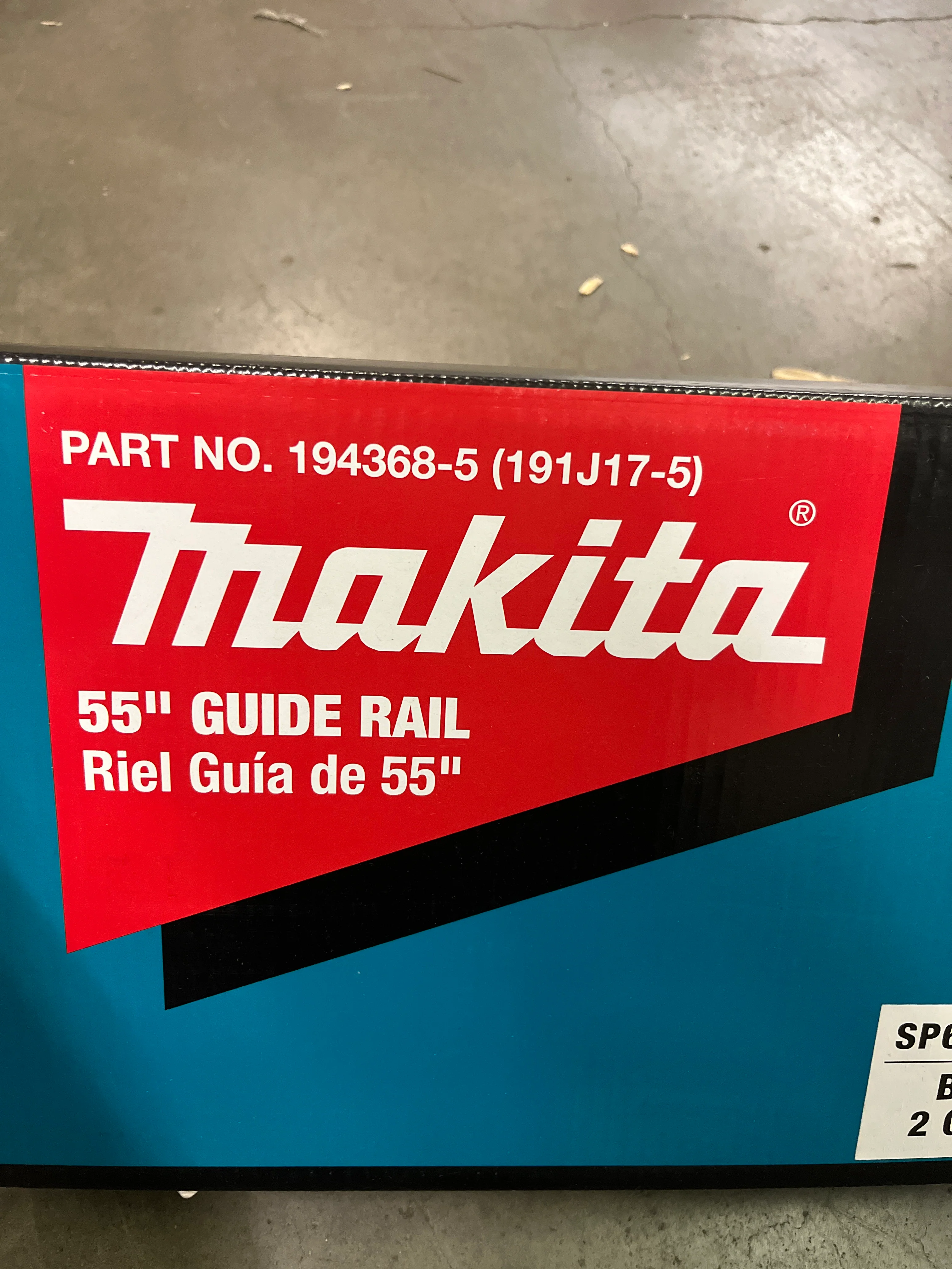 NEW in Box - Makita 194368-5 55" Guide Rail - Retail $98 - Image 4
