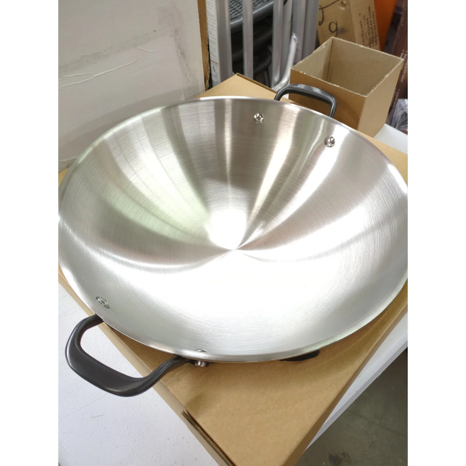 KitchenAid 15” 5-Ply Clad Stainless Steel Wok - Image 6