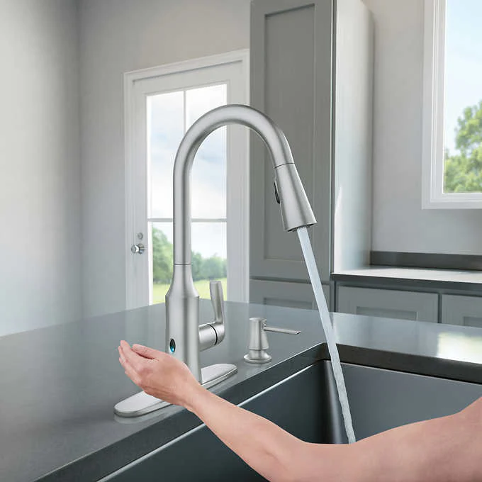 Moen Cadia Touchless Pulldown Kitchen Faucet - Image 3