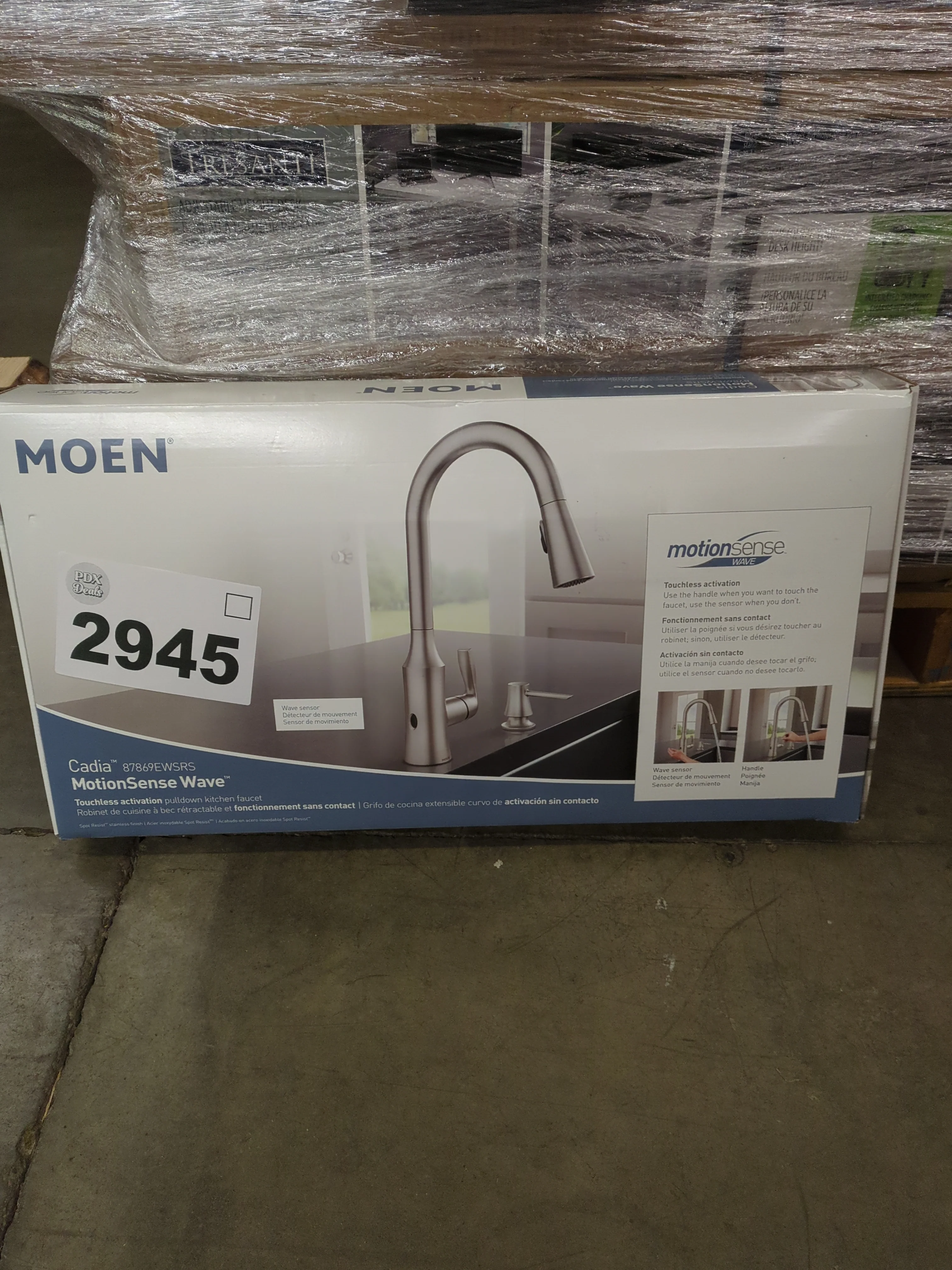Moen Cadia Touchless Pulldown Kitchen Faucet - Image 6