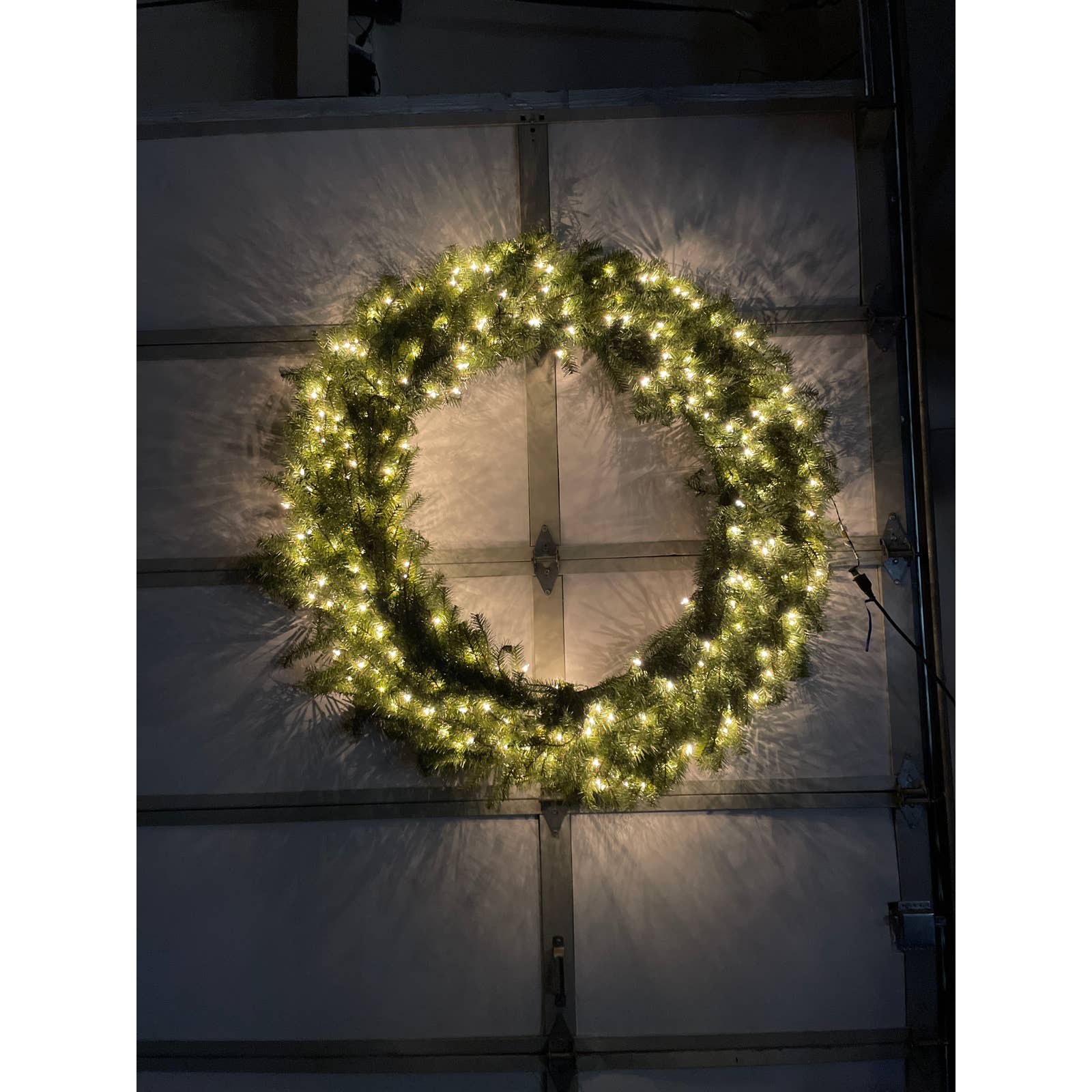 NEW - National Tree Company, Pre-Lit Artificial Christmas Wreath, 60" - Retail $279 - Image 2