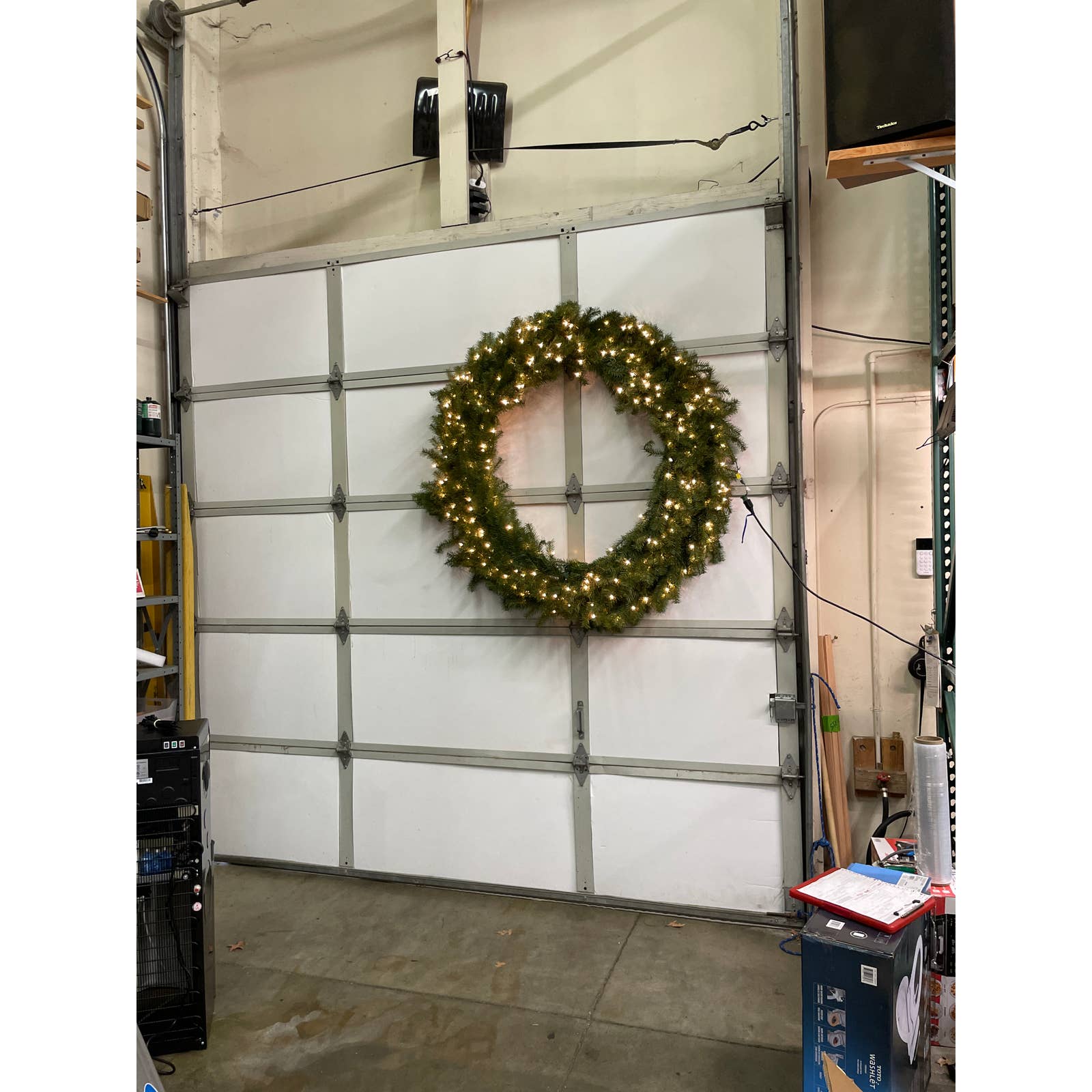 NEW - National Tree Company, Pre-Lit Artificial Christmas Wreath, 60" - Retail $279 - Image 6