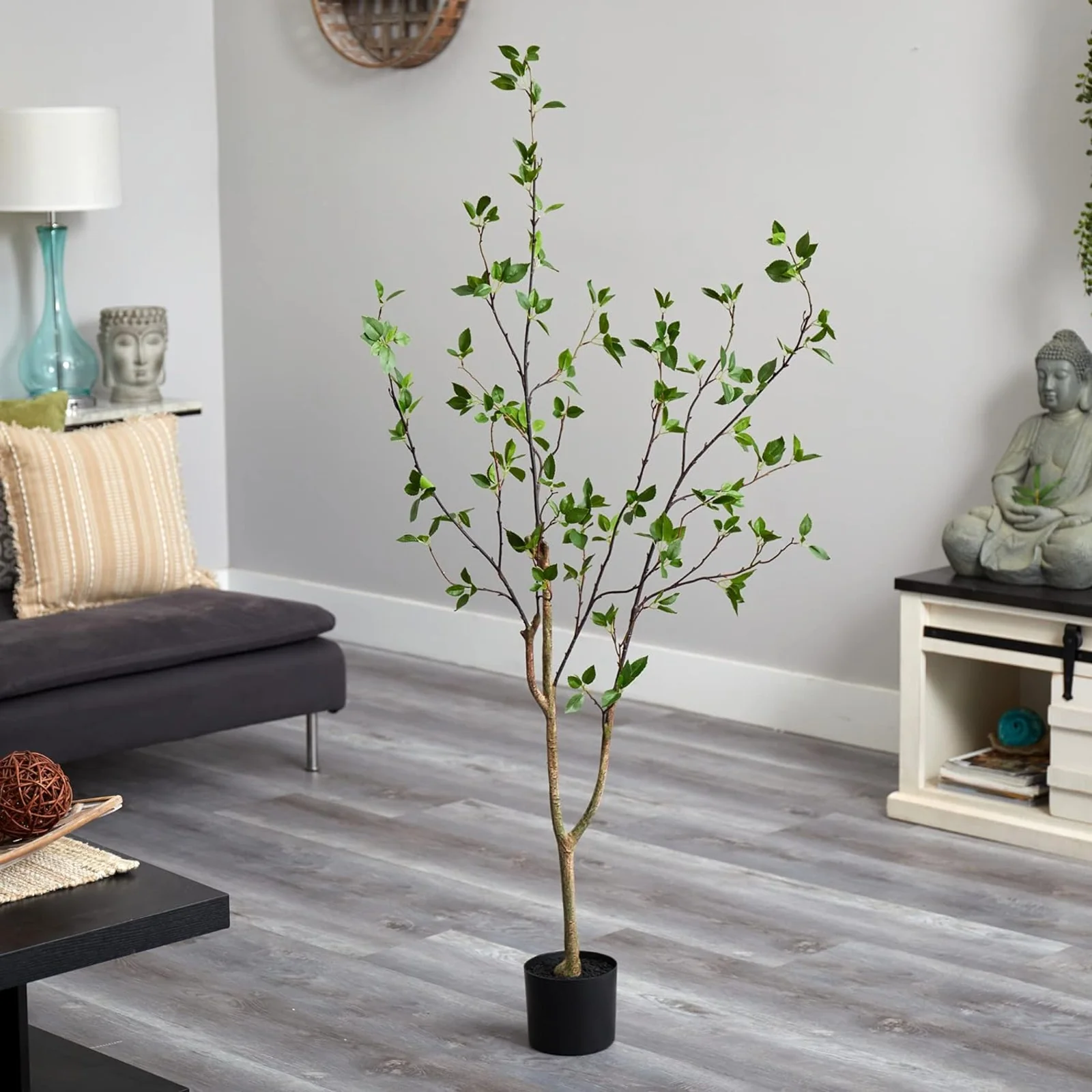 NEW - Nearly Natural 5ft. Minimalist Citrus Artificial Tree - Retail $87 - Image 2