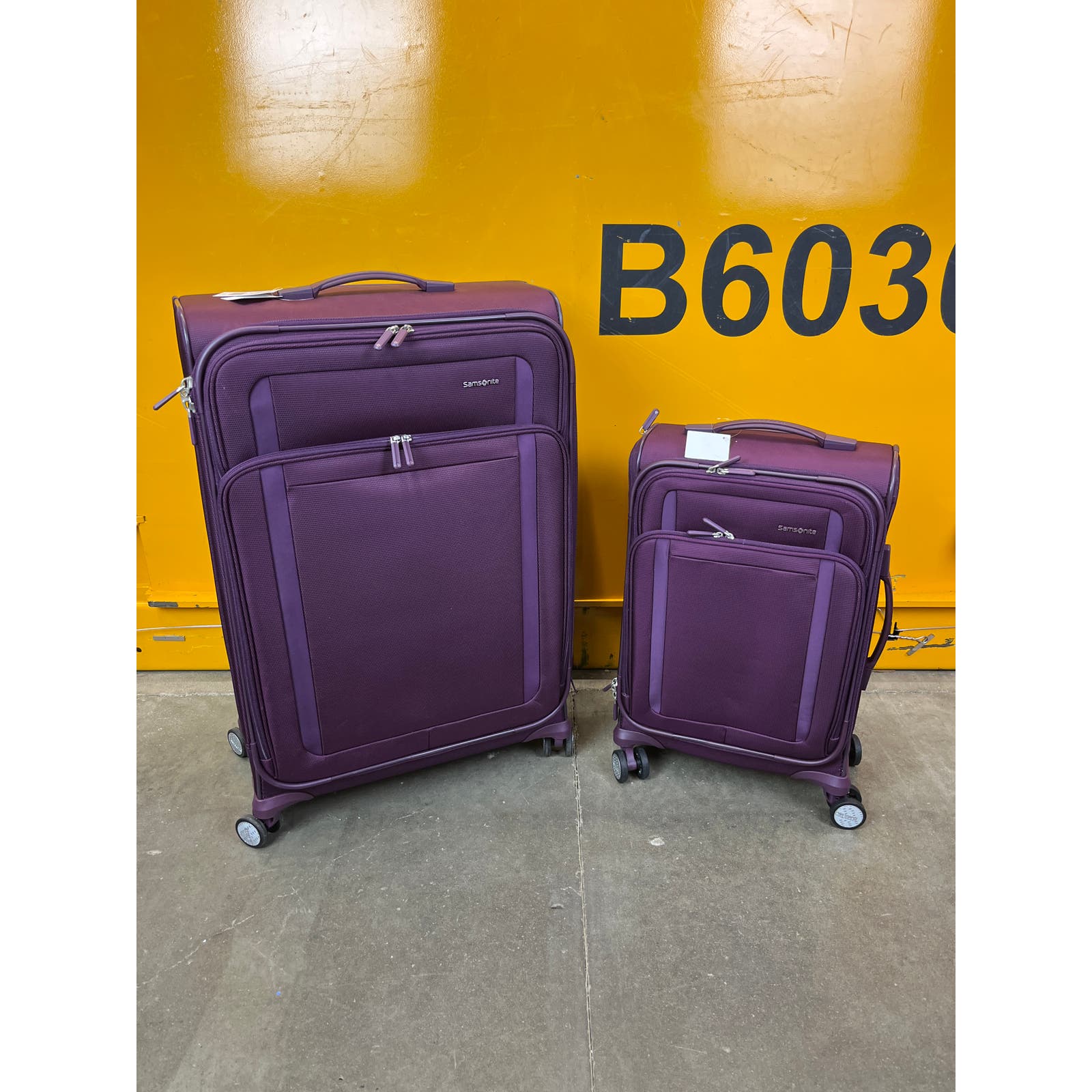 NEW - Samsonite Deep Purple Renew 2-piece Softside Set - Retail $199 - Image 2