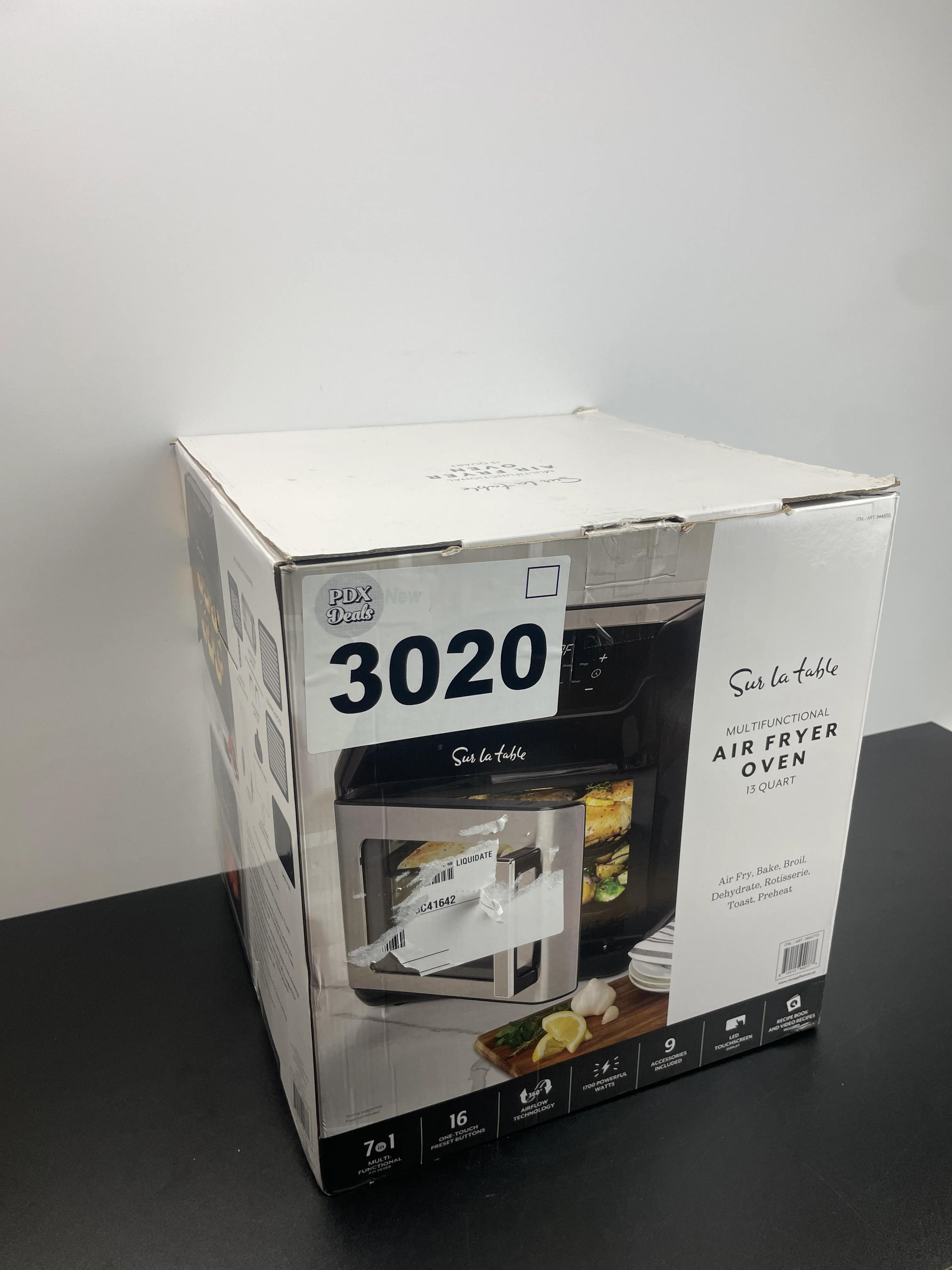 NEW - Sur La Table 13 Quart Air Fryer with Easy Open Door - Retail $99 - Image 4