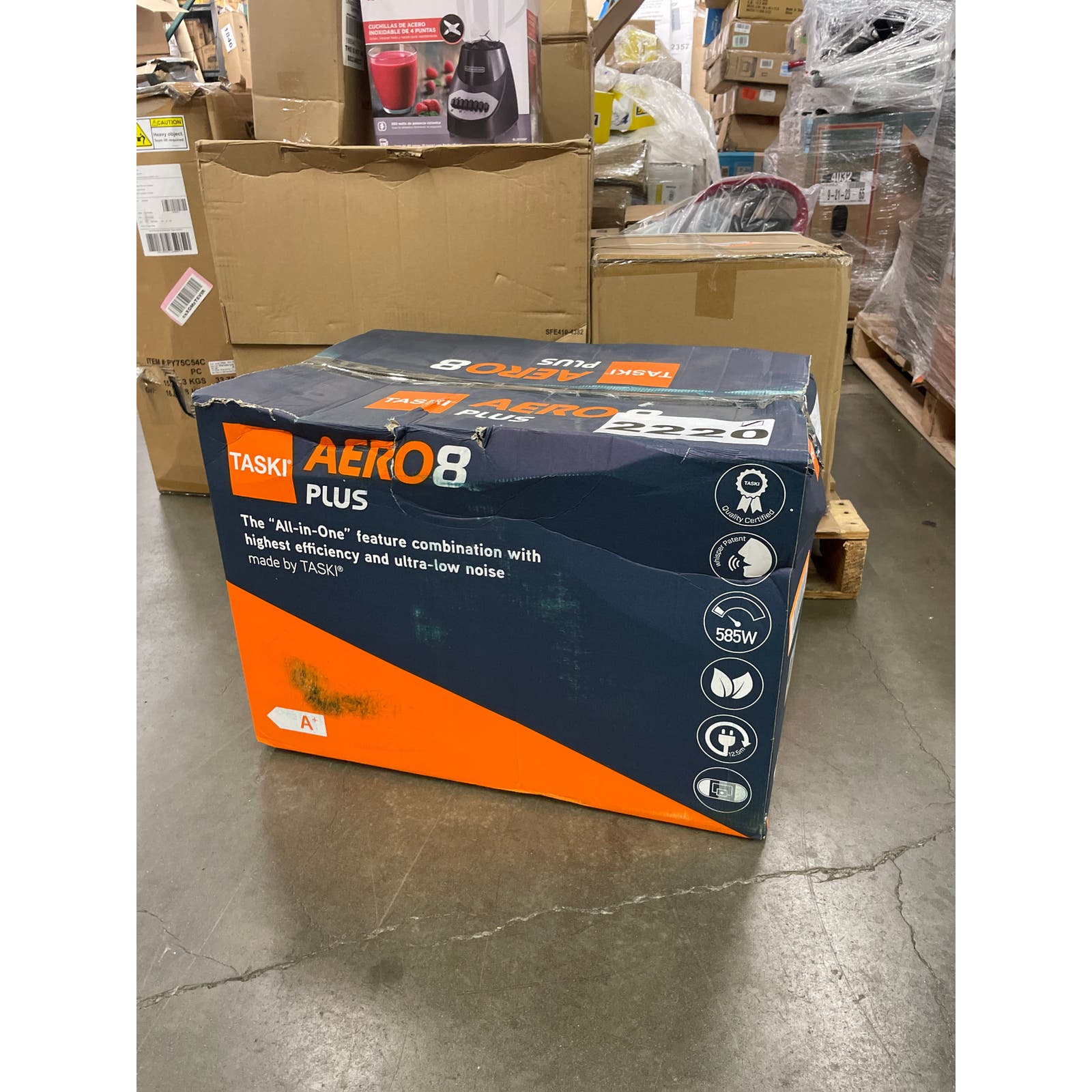NEW - TASKI Aero 8 Plus Canister Dry Vacuum, 3.5 gallon, Grey/Orange - Retail $299 - Image 5
