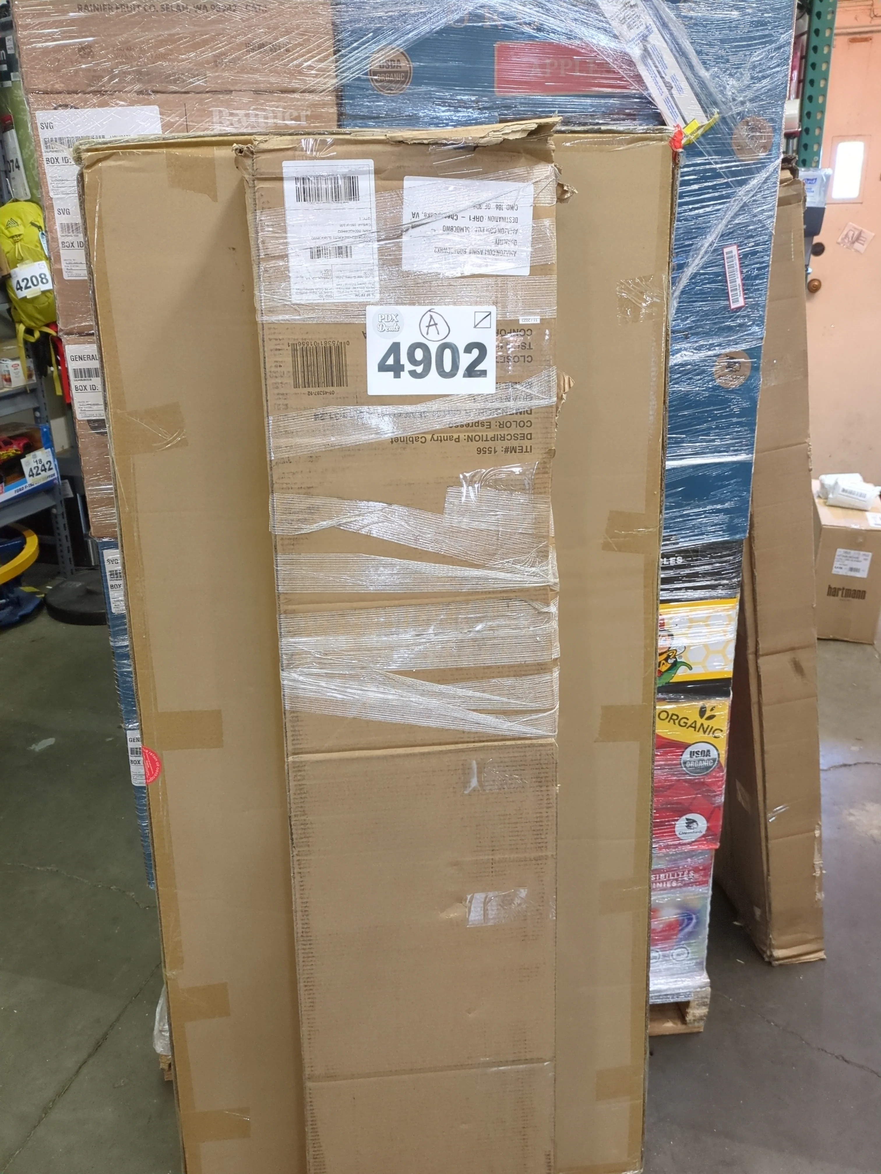 NEW w/ dmg - ClosetMaid Pantry Cabinet Cupboard with 2 Doors, Adjustable Shelves Standing, Storage for Kitchen, Laundry, or Utility Room, Espresso - Retail $165 - Image 7