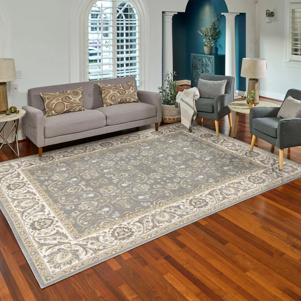 Thomasville Timeless Classic Rug Collection, Alden Grey, Rug Size: 6 ft. 6 in. by 9 ft. 6 in. - Image 2