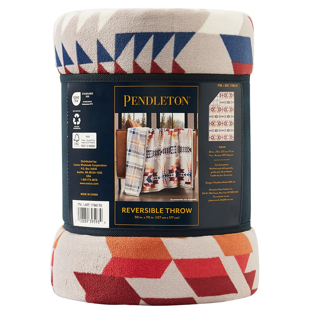 Pendleton Reversible Plush Throw - Image 7