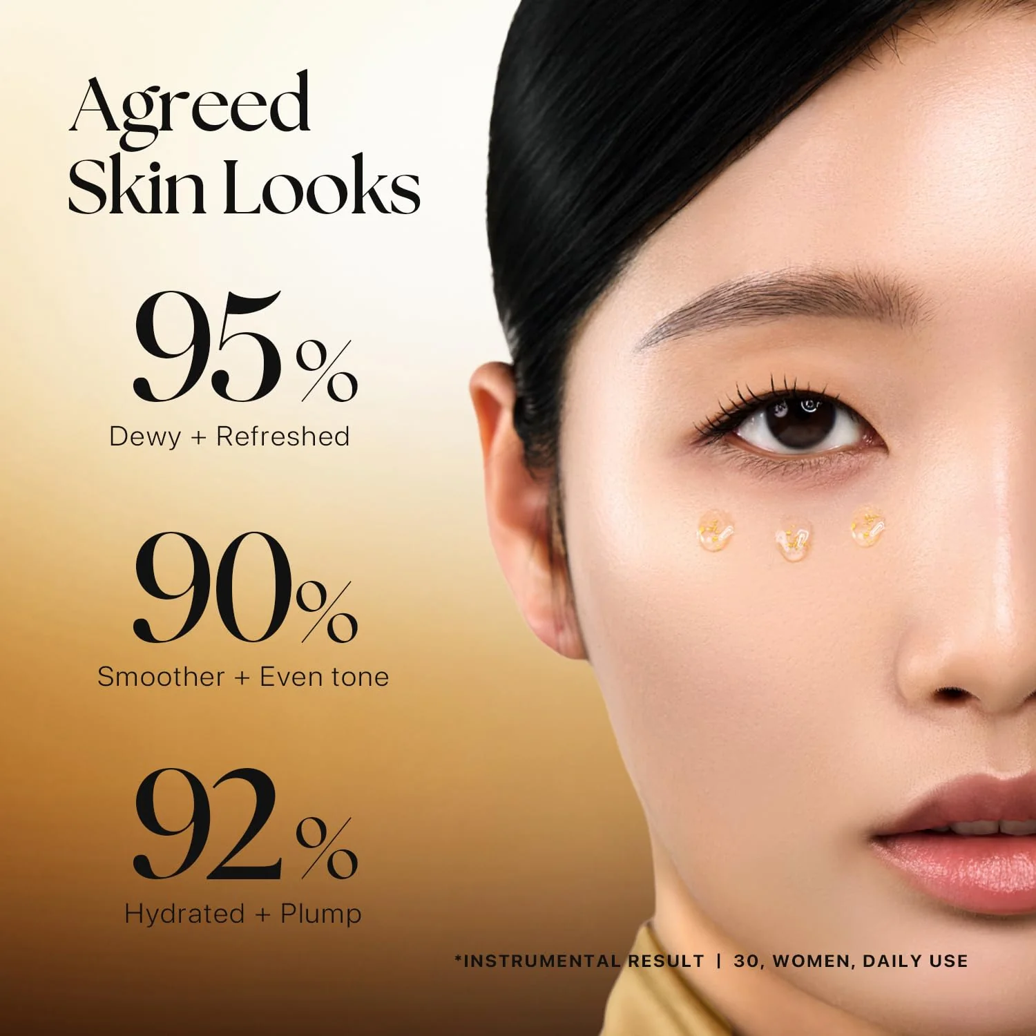 Nature Republic Ginseng Gold Silk Facial Ampoule, Hydrating moisturizer for face, Niacinamide & Silk Amino Acid, Royal Jelly Extract, Korean Skin Care for all skin types 100 ml / 3.38 Fl. oz. - Image 4