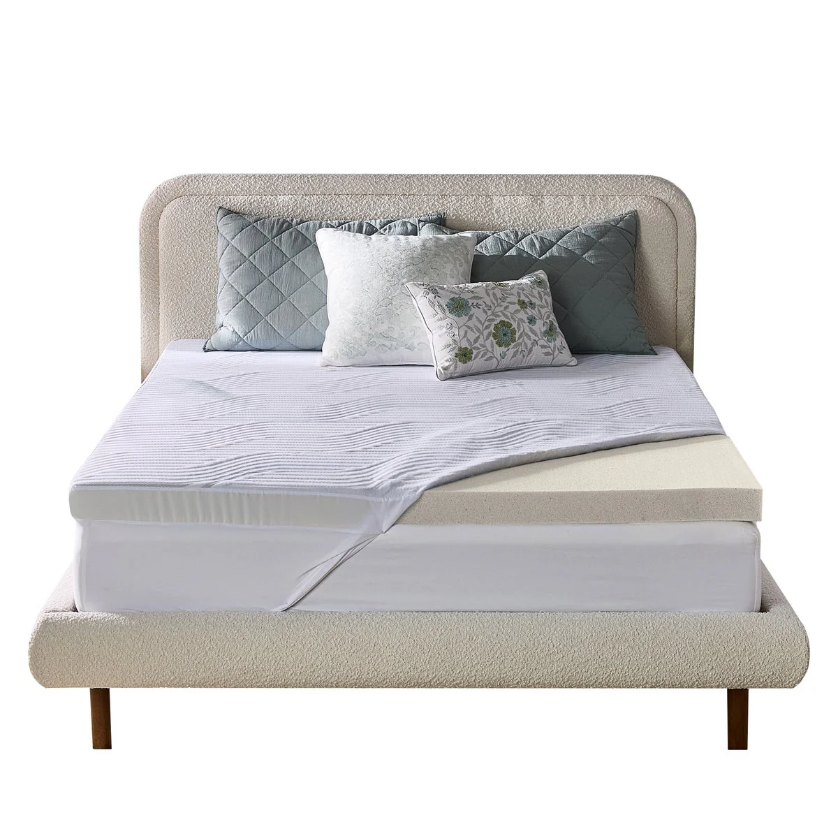 Novaform SoFresh Plus Gel Memory Foam Mattress Topper, King - Image 6