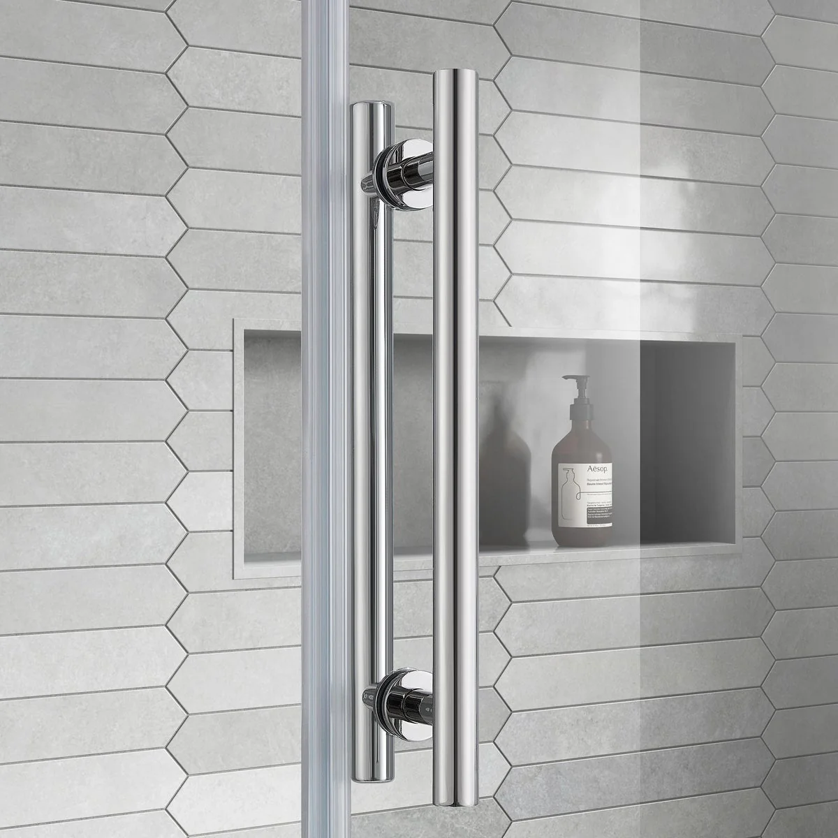 NEW - OVE Decors Renfrew Frameless Soft-close Sliding Shower Door - Image 14