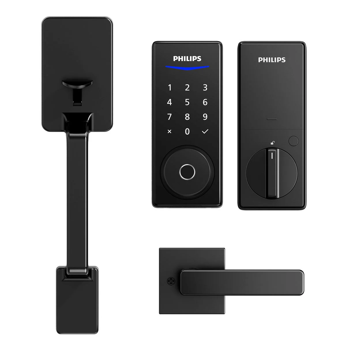 Philips 1000 Series Electronic Deadbolt Lock and Handle Set - Image 4