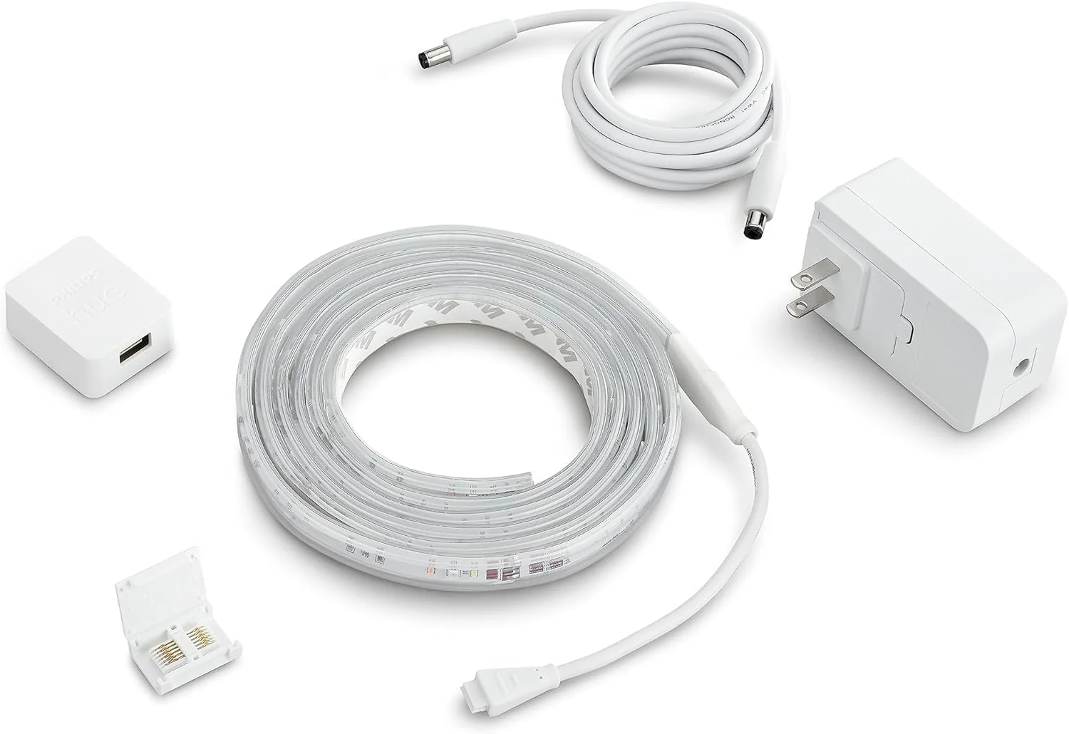 Philips Hue Indoor 6-Foot Smart LED Light Strip Plus Base Kit - Color-Changing Single Color Effect - 1 Pack - Control with Hue App - Works with Alexa, Google Assistant and Apple HomeKit - Image 3