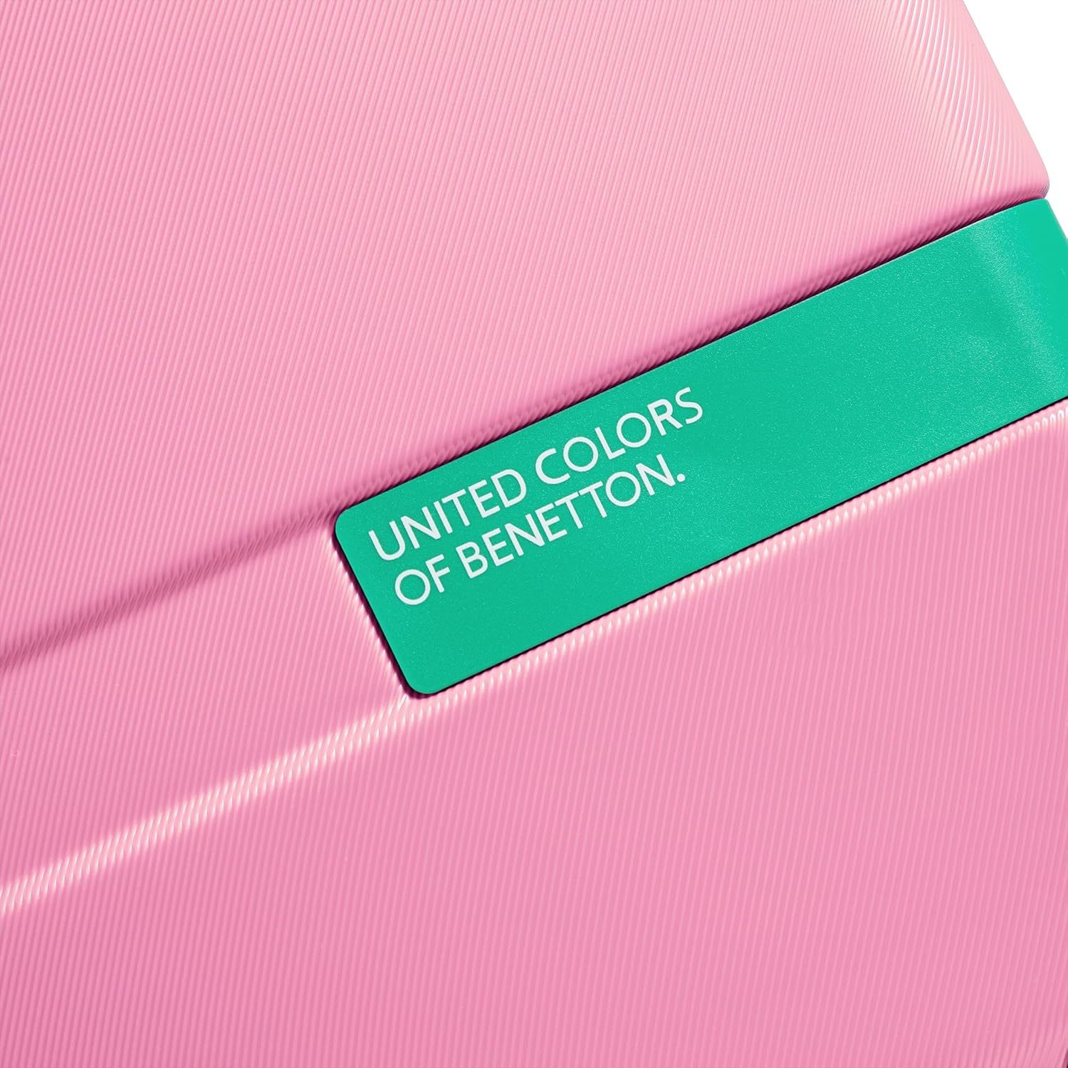 United Colors of Benetton Now Hardside Luggage with Spinner Wheels, Light Pink, 3 Piece Set 19/23/27 Inch - Retail $520 - Image 3