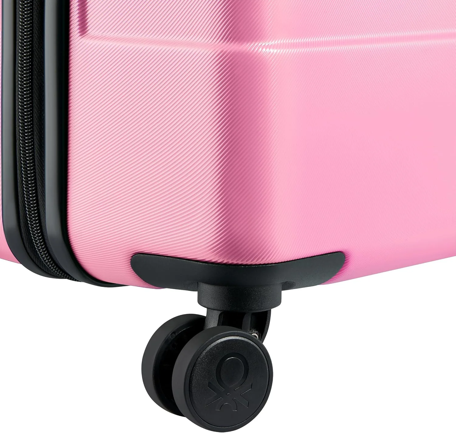 United Colors of Benetton Now Hardside Luggage with Spinner Wheels, Light Pink, 3 Piece Set 19/23/27 Inch - Retail $520 - Image 6