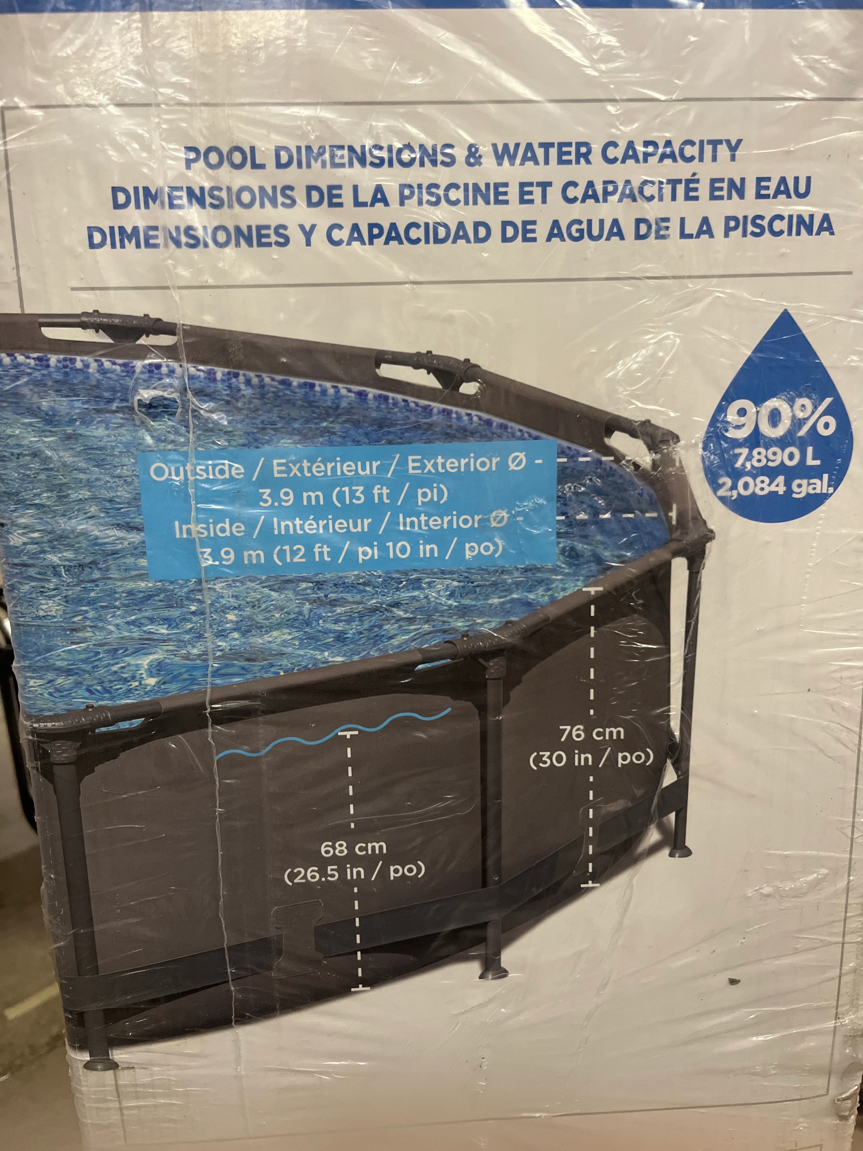 NEW - Bestway Steel Pro MAX 13 ft x 30 in - Retail $219 - Image 5
