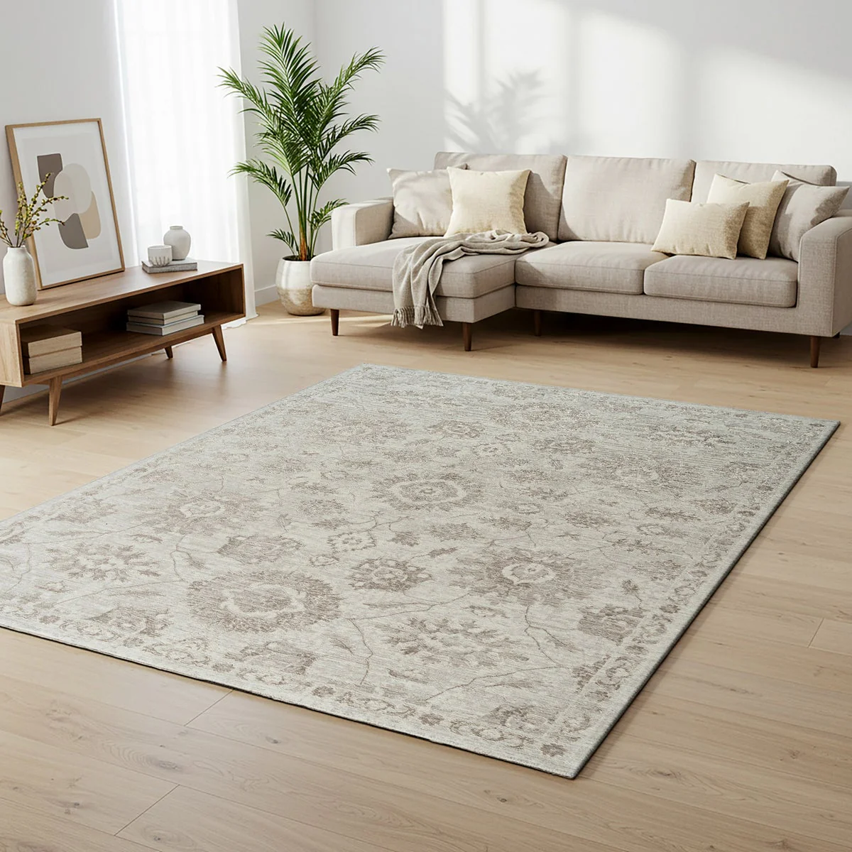Prima Area Rug Collection, Kapano Cream 5' x 7'