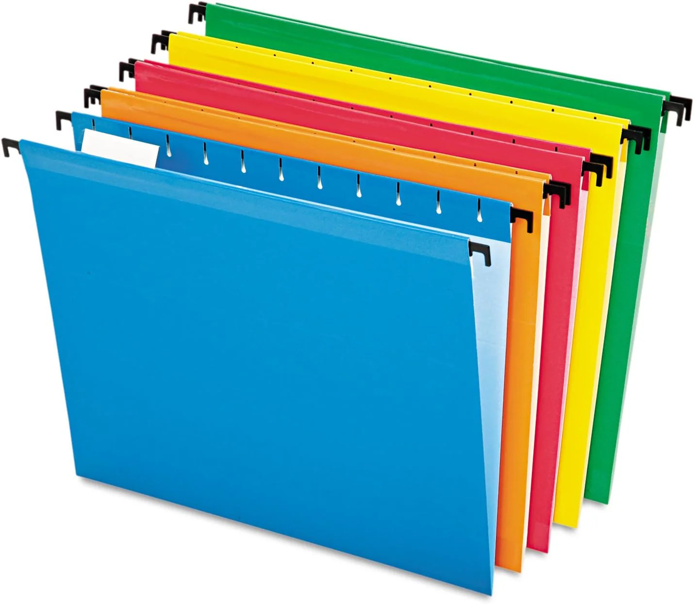Pendaflex SureHook Reinforced Hanging Folders, Letter Size, Assorted Colors, 20 per Box (6152 1/5 ASST) - Retail $19 - Image 2