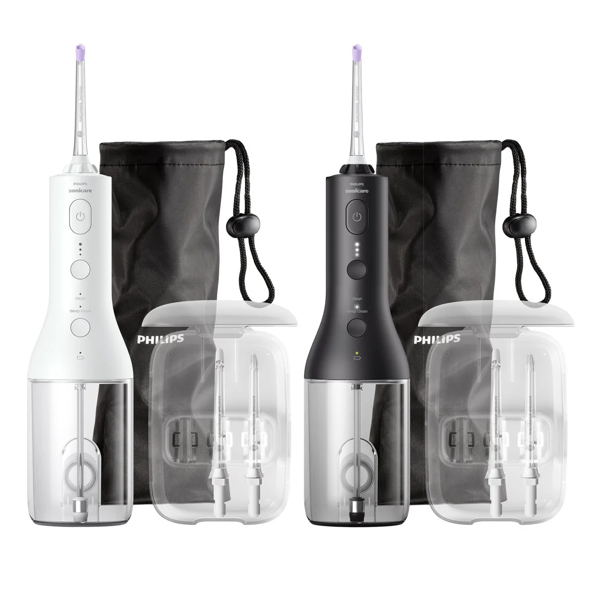 NEW - Philips Sonicare Cordless Rechargeable Power Water Flosser, 2-pack - Image 2