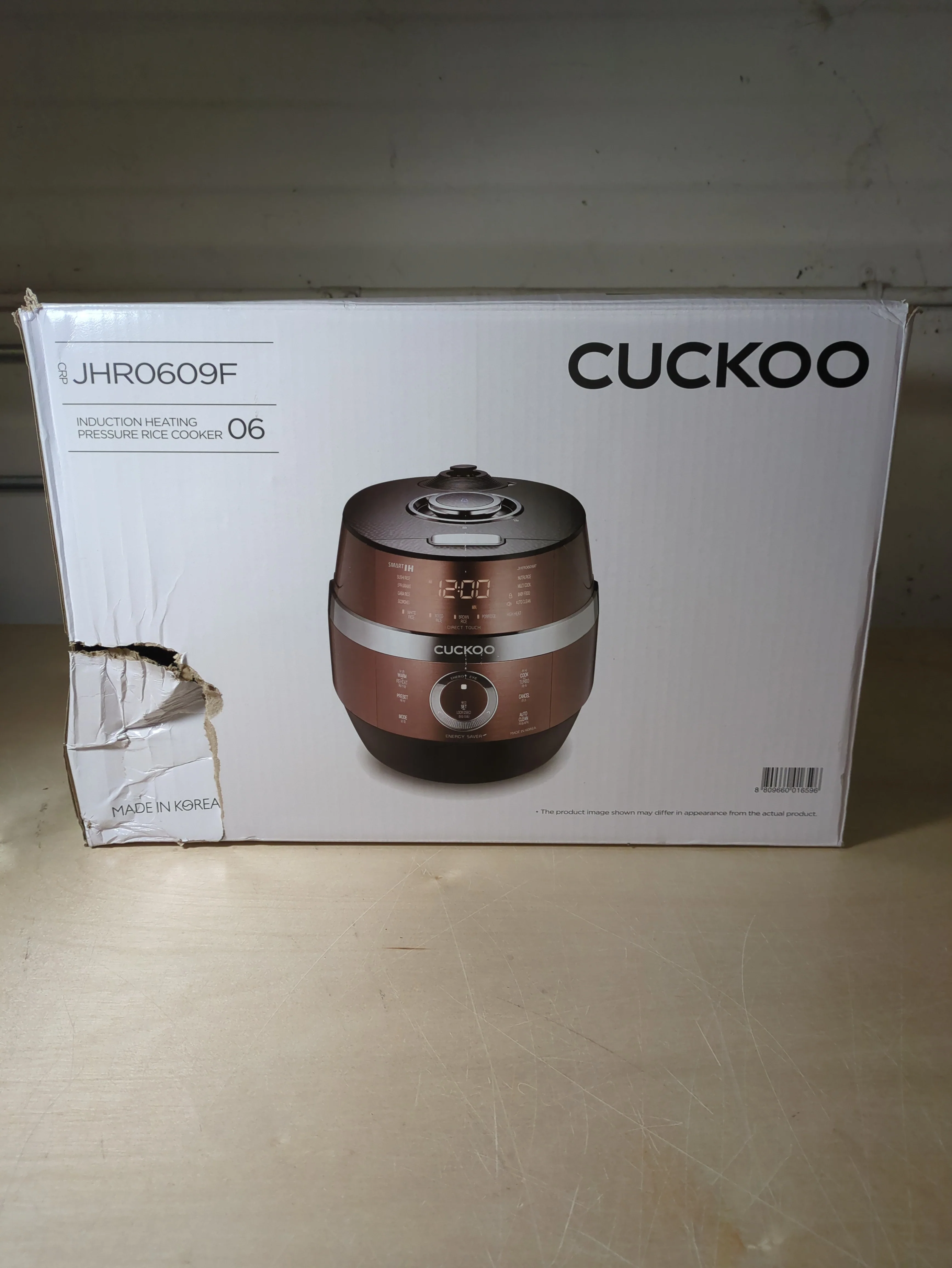 CUCKOO CRP-JHR0609F 6-Cup (Uncooked) / 12-Cup (Cooked) Induction Heating Pressure Rice Cooker with Nonstick Inner Pot, 16 Menu Options, Fuzzy Logic Tech, 3 Voice Guide, Auto Clean (Copper/Black) - Retail $450 - Image 3