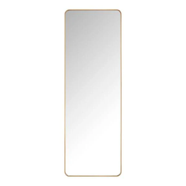 Oversized Modern Rectangular Gold Framed Mirror with Rounded Corners (24 in. W x 70 in. H) - Image 4