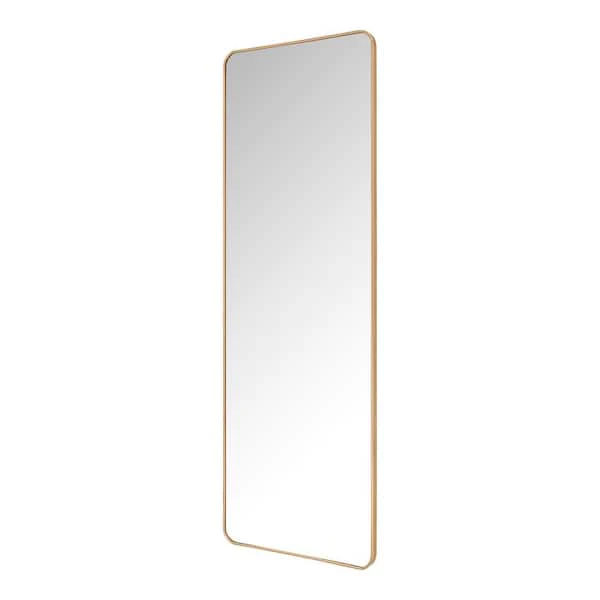 Oversized Modern Rectangular Gold Framed Mirror with Rounded Corners (24 in. W x 70 in. H) - Image 5