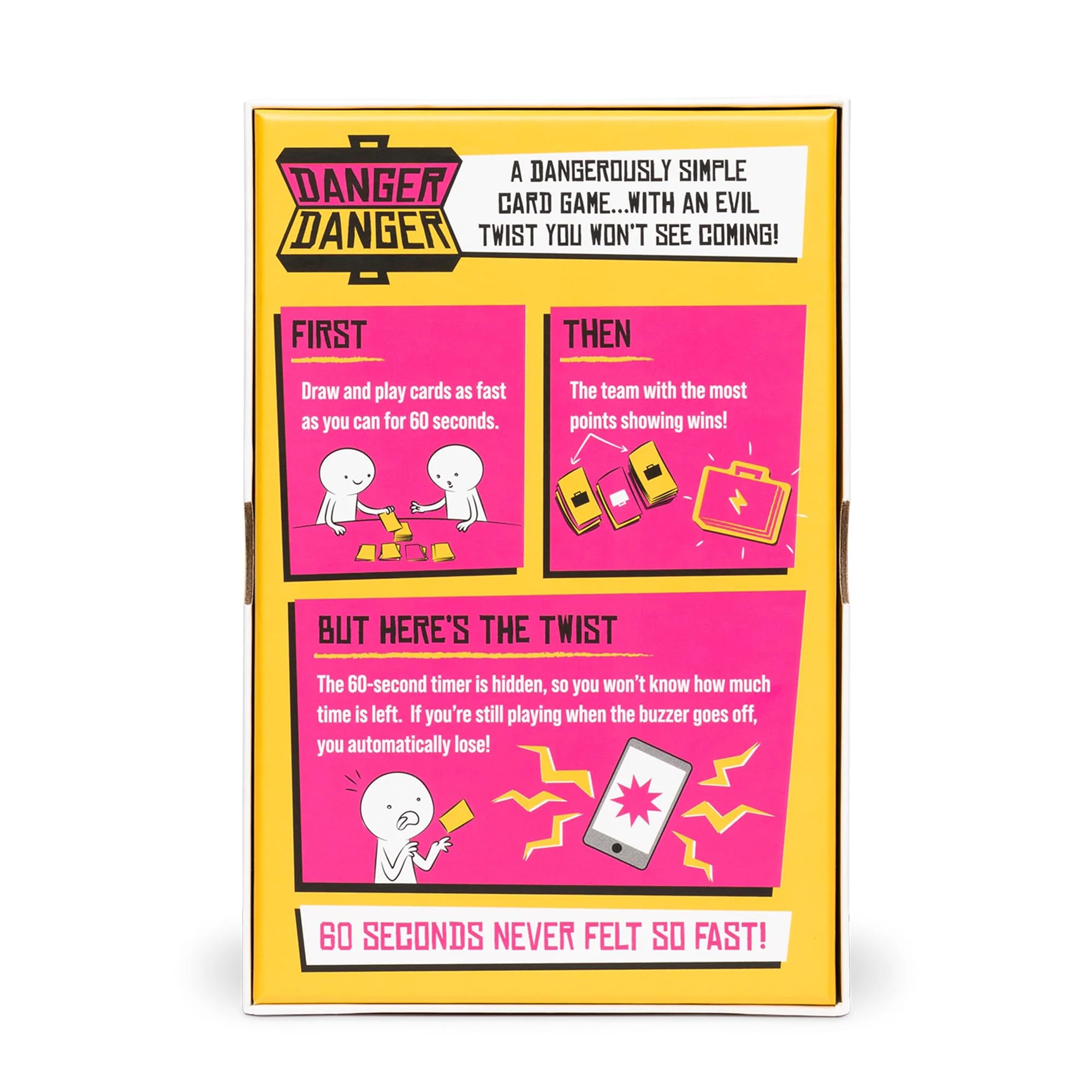 Exploding Kittens Danger Danger 2-8 Players - Ages 7+ - 10 Minutes to Play - Fast Paces Strategic Card Game - Party Game, Family Game Night, Kid and Adult Card Game - Image 4