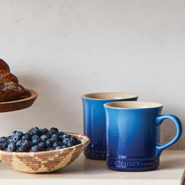 NEW - Le Creuset Stoneware Set of 6 Mugs, 14 oz. each, Marseille - Image 2