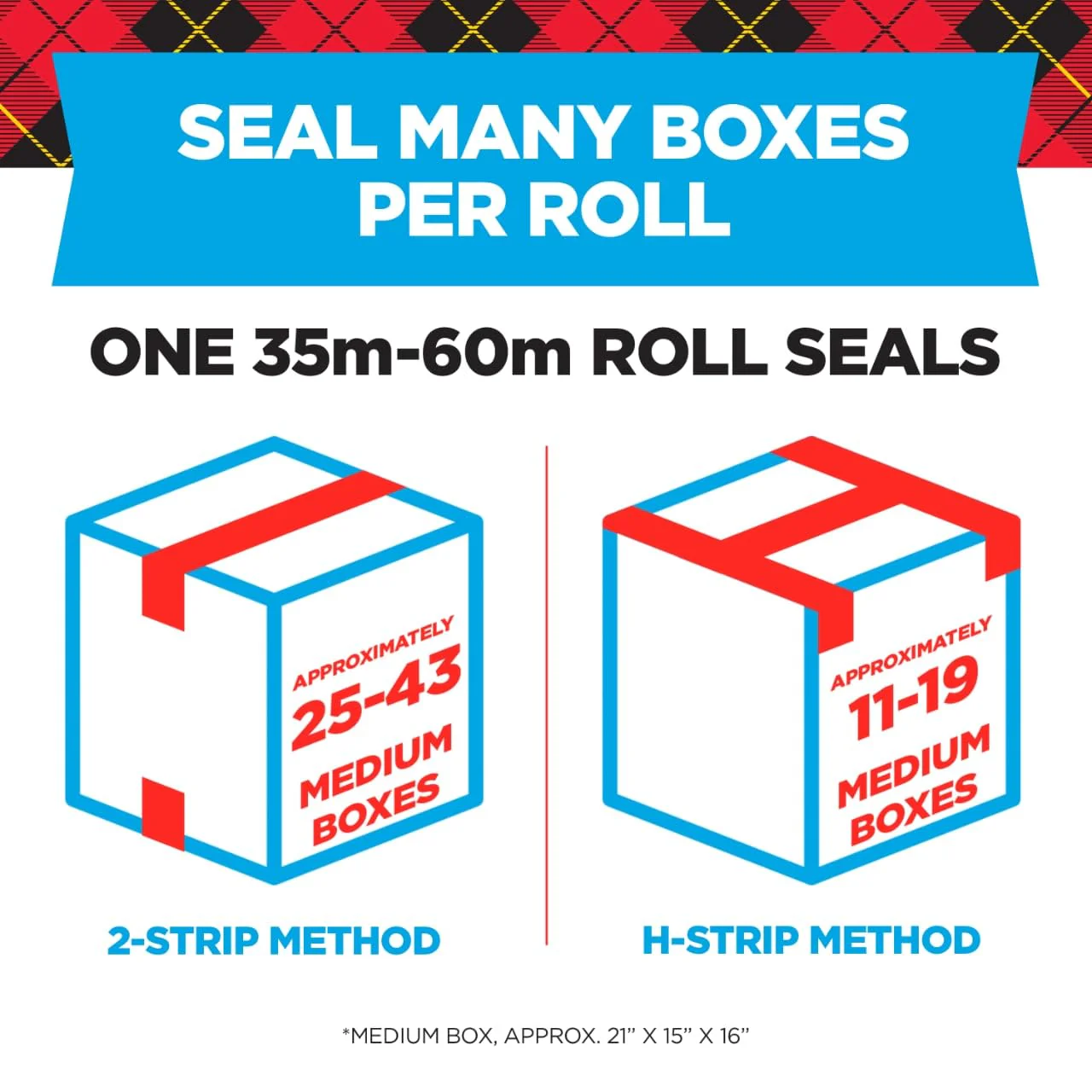 Scotch Heavy Duty Packing Tape, 4 Tape Rolls - Image 3