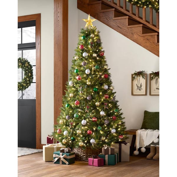 Home Accents Holiday 7.5 ft. Forest Pine LED Pre-Lit Artificial Christmas Tree T16 - Image 2