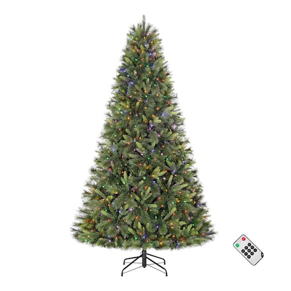 Home Accents Holiday 7.5 ft. Forest Pine LED Pre-Lit Artificial Christmas Tree T16 - Image 3
