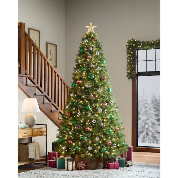 Home Accents Holiday 9 ft. Forest Pine LED Pre-Lit Artificial Christmas Tree T17 - Image 3