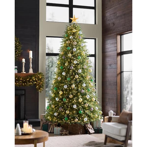 Home Accents Holiday 9 ft. Jackson Noble Fir LED Pre-Lit Artificial Christmas Tree T24 - Image 3