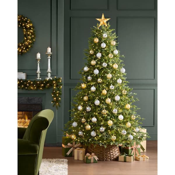 7.5 ft. Breckenridge Twinkling Adaptive Lighting Downswept Fraser Fir LED Pre-Lit Christmas Tree T29 - Image 2