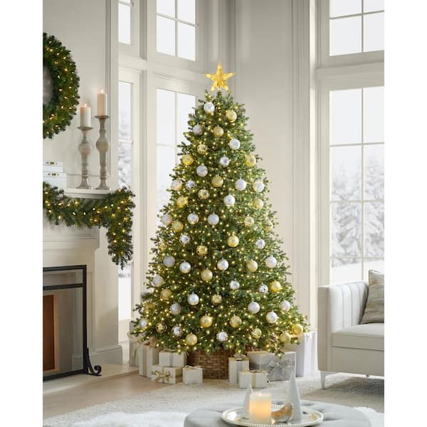 Home Decorators Collection 7.5 ft. Elegant Twinkling Grand Fir LED Pre-Lit Artificial Christmas Tree with Timer T32 - Image 3