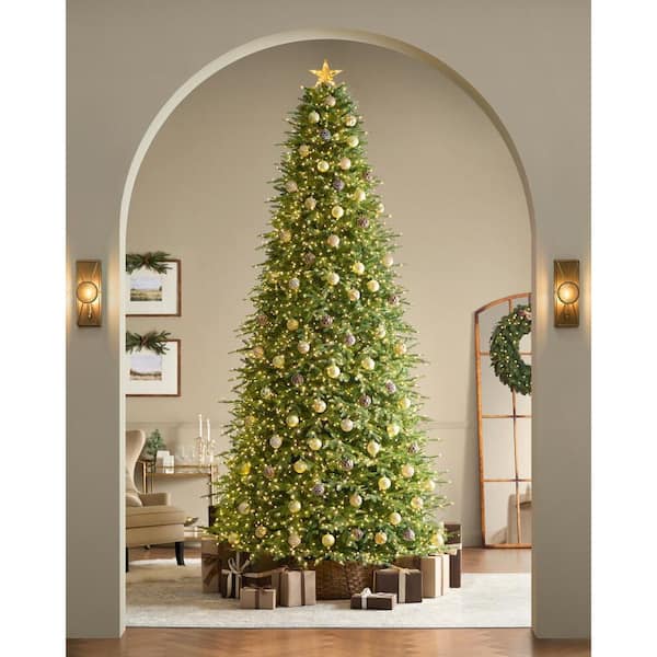 Home Decorators Collection 12 ft. Grand Duchess Twinkling Balsam Fir LED Pre-Lit Artificial Christmas Tree T37 - Image 3