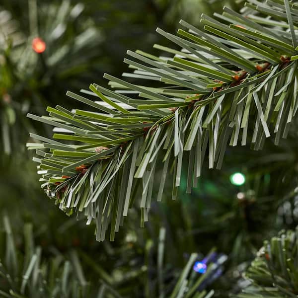 Home Accents Holiday 6.5 ft. Festive Pine LED Pre-Lit Artificial Christmas Tree T9 - Image 5