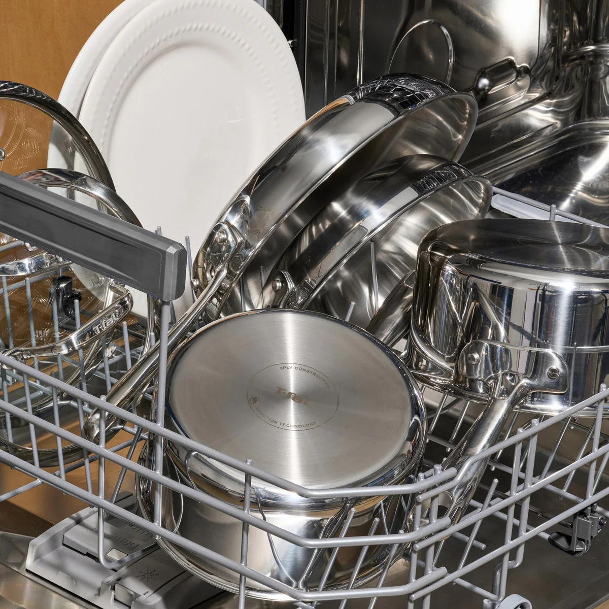 T-fal Tri-Ply 13-piece Stainless Steel Cookware Set - Image 9