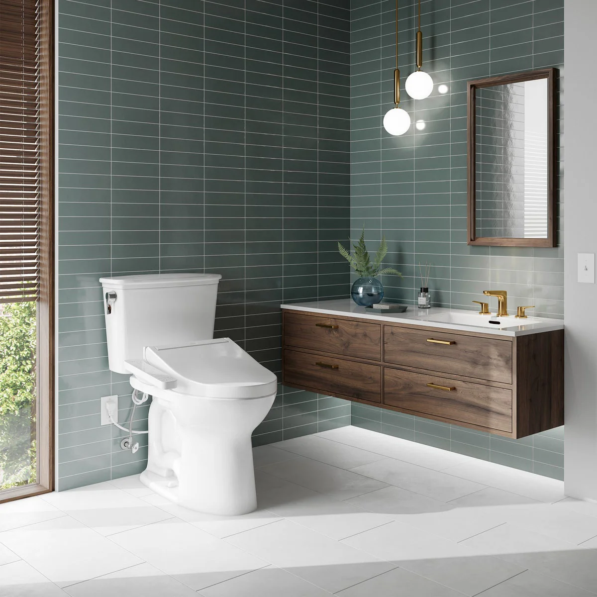 TOTO Washlet KC2 Electronic Bidet Seat with SoftClose Lid, Round Seat - Image 3