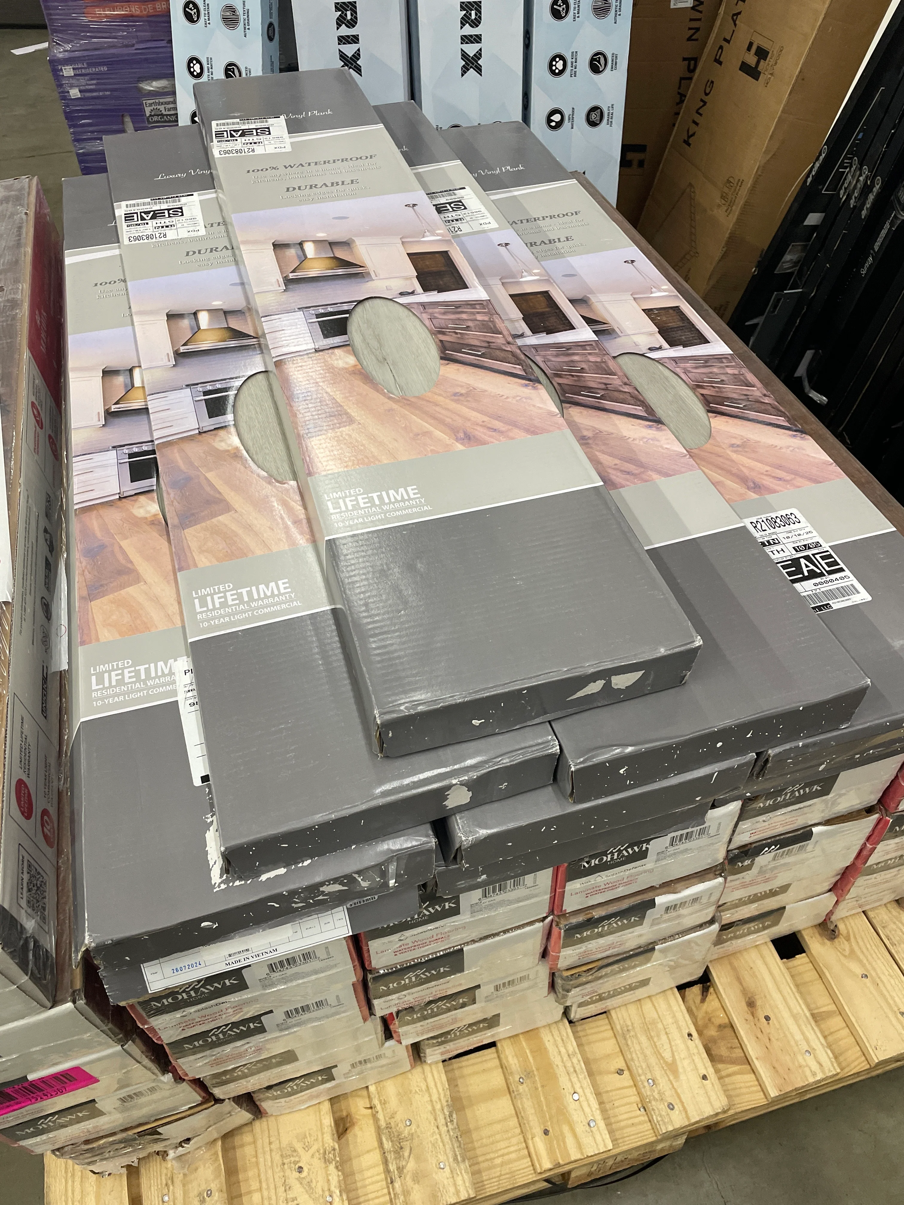 United Weavers Flooring Heirloom 9"x 48" Waterproof Luxury Vinyl Plank - 6 MM Thick with 20 Mil Wear Layer, 20.99 sq.ft/ctn - Image 4
