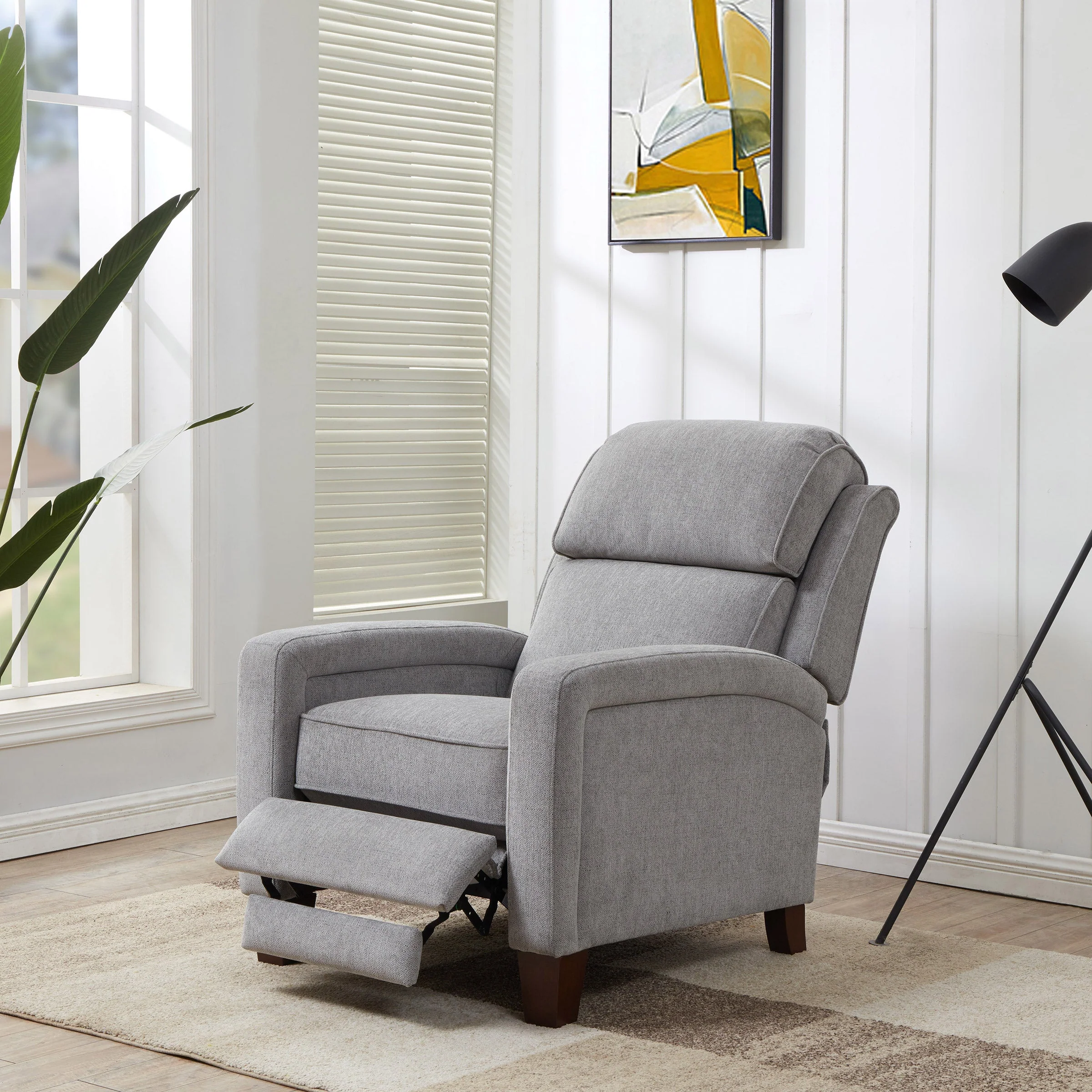 Wessen Fabric Pushback Recliner - Image 4